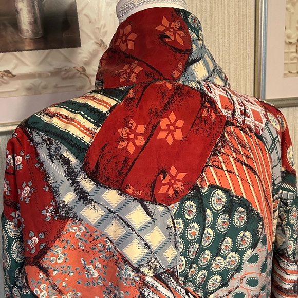 Vintage EVR DIV Rousso Apparel Group Silk Mock Neck Wind Suit - Picture 5 of 14